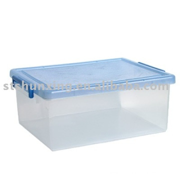 transparent portable large size plastic storage box partition for 2017